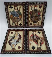 4 Very Neat Playing Card Suits Wall Art Pieces