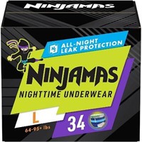 Pampers Ninjamas Nighttime L/XL - 34ct
