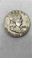 1953-S Franklin half dollar