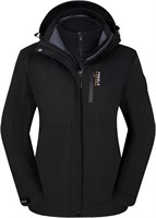 LARGE Winter Jacket For Women  Waterproof  3-in-1