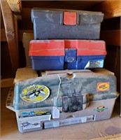 (5) Tackle Boxes   Some Have Contents