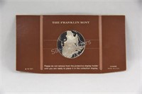 Sterling First Proof - Quebec Franklin Mint  Medal