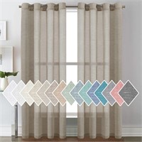 Poly Curtain Sheers 52x84