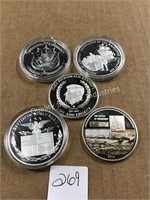 ASSORTED COLLECTIBLE COINS  (DISPLAY)