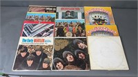 10pc Vtg The Beatles Vinyl Records w/ White Album