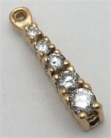 14k Gold & Diamond Pendant