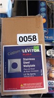 12 EVITON PLUS+STAINLESS STEEL WALLPLATES