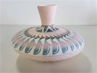 Native Style Vase5.5in X 7in Signed Sheila Nez