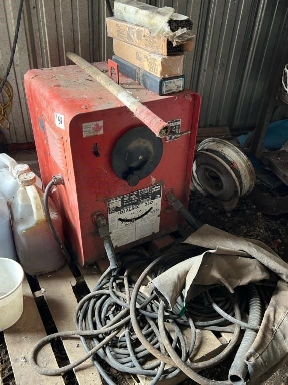 Ideal Arc 250 amp ARC Welder with Cables and Some