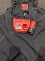 Milwaukee M12 Heated Hoodie Kit Size XL Black