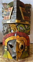 Aztec Style Carved Mask