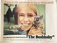 The Bushbaby 1969 vintage movie poster