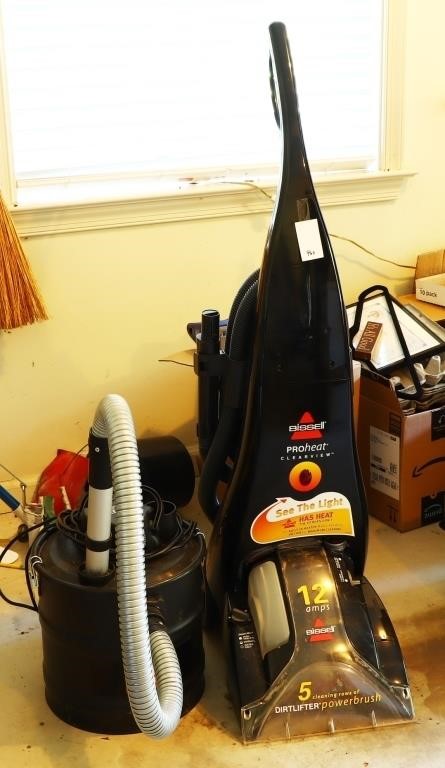 Bissell and Red Stone Vacuum cleaners