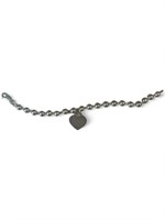 Silver Heart Bracelet 17.2g 925