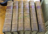 6 volume book set, 1770, Plutarchs Lives,