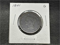 1841 Large Cent G