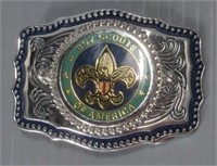 Boy Scouts of America belt buckle. Measures: