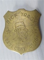 Vintage Dick Tracy detective club badge.