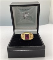 18kt HGE Gold plated ring