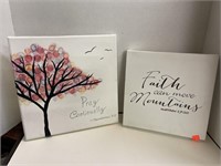 2 ct. - Religious Themed Canvases