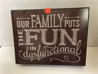 Decorative Family House Sign