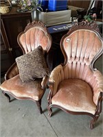 (2) VICTORIAN CHAIRS