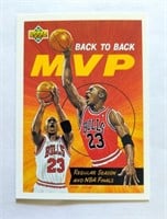 1993 Upper Deck Back to Back MVP Michael Jordan