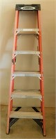 6' Werner Fiberglass Painters Ladder