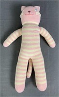 Blabla 18" hand knitted doll. Rose the Cat. $62