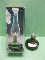 Handblown Glass Base Roman Oil Lamp