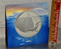 2013 - 99.99%  silver  Canada $20 coin
