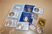 (10) Misc. 1 oz. .999 Silver rounds