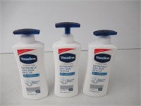 Vaseline 3-Pk Lotion Extremely Dry Skin Rescue,