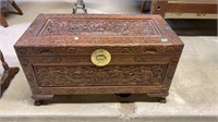 Modern Carved Storage Chest