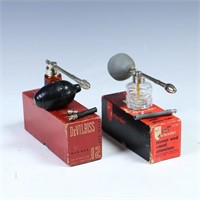 Antique DevilBiss USA atomizer and a Rexall Defend