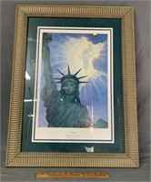 Thomas Blackshear Signed Statue of Liberty Print