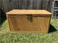 Bamboo Chest w/Brass Hardware