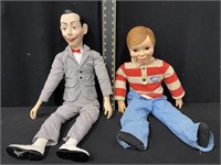 Pair of Vintage Pull String Dolls - Neither Work