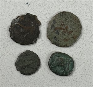 (4) ANCIENT COINS