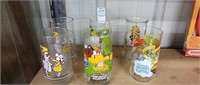 6 Different Glasses, Holly Hobbie, Camp Snoppy,