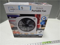 10" Portable fan