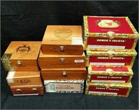 11 Authentic Cigar Boxes U5A