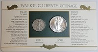 Walking Liberty Coinage ASE and 1/2 Dollar
