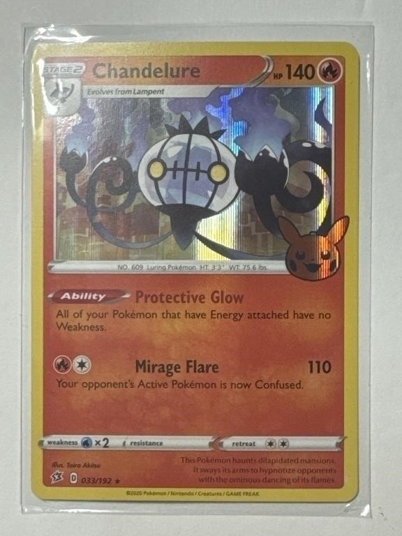 Pokémon TCG Chandelure Trick or Trade Holo!