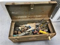 Craftsman Metal Tool Box w/Tools - As Is