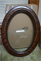 Antique Oval Mirror