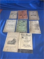Quantity of vintage international owners manuals