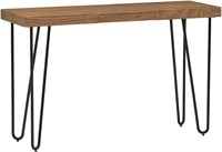 Rivet Hairpin Wood and Metal Tall 29.5" Bar Table