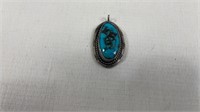 Sterling Silver Turquoise Native American Pendent
