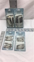 D1) 2" AND 3" BARRETTES NEW IN PACKAGE